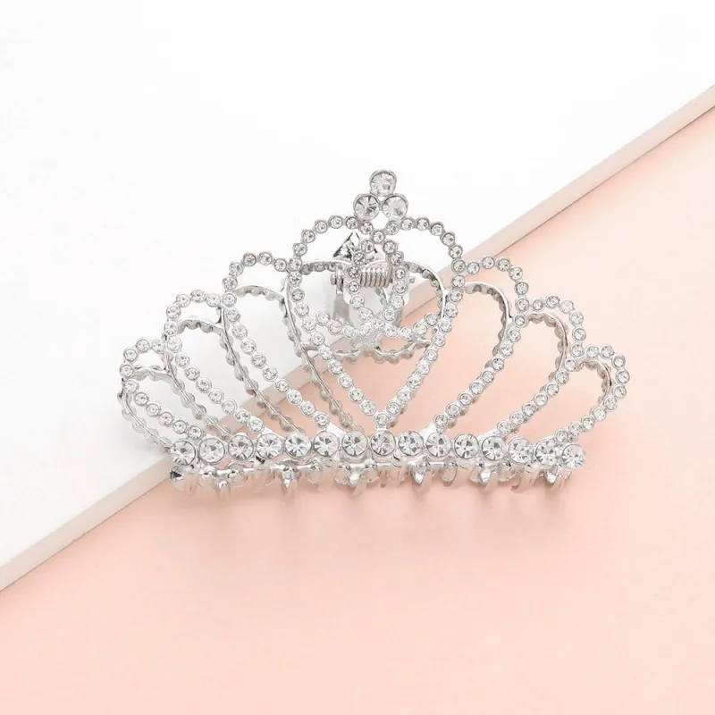 SILVER HAIR CLIP ( 2033 SCRY ) sold by Oh My Jewelry