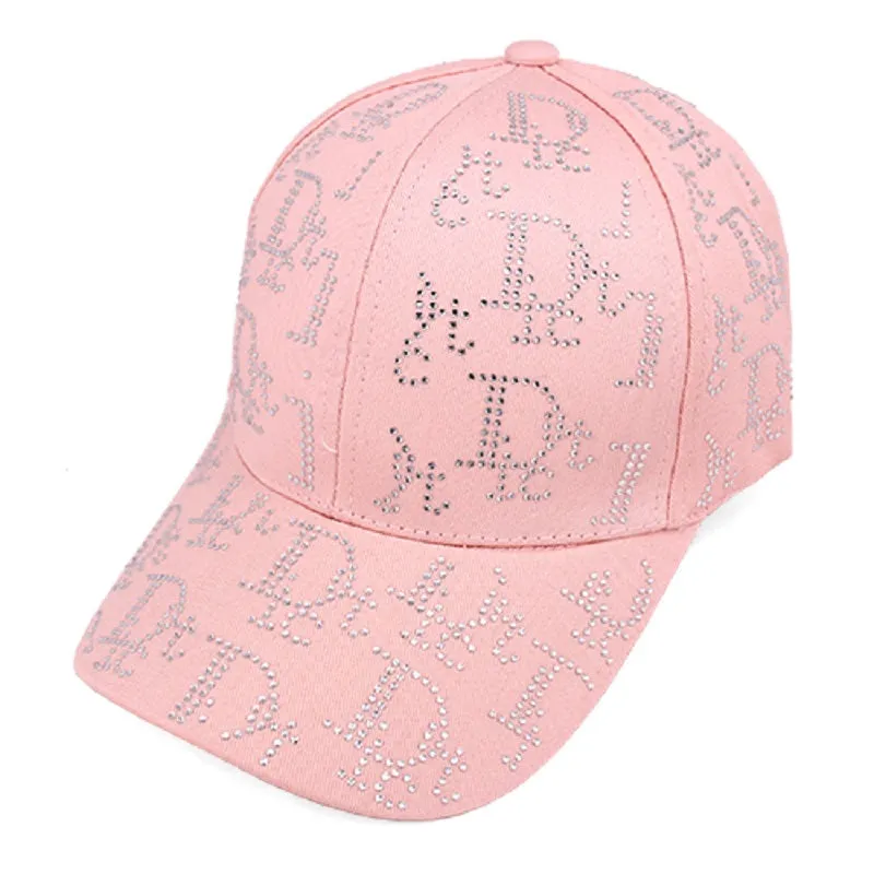 PINK HAT SILVER STONES D ( 1119 PKSIV ) sold by Oh My Jewelry