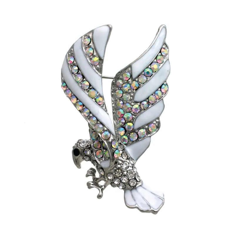 BIRD BROOCH AB STONES ( 30728 WHS ) sold by Oh My Jewelry