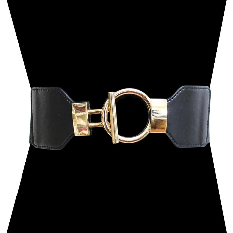 BLACK GOLD STRETCH BELT ( 1093 BKGOD ) sold by Oh My Jewelry