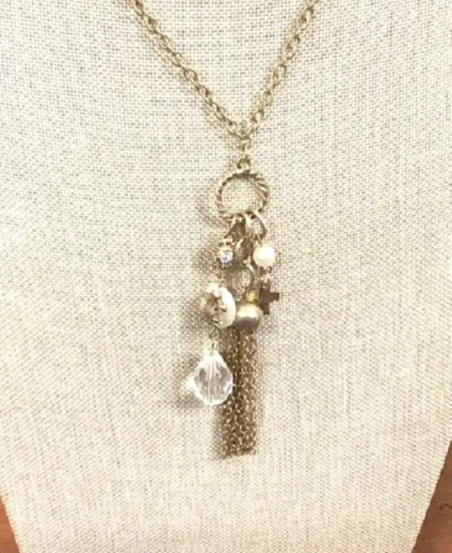 GOLD NECKLACE CROSS CHAINS ( 9031 N ) sold by Oh My Jewelry