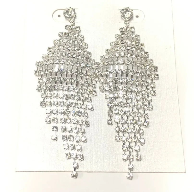 SILVER STONE EARRINGS ( 235 ) sold by Oh My Jewelry