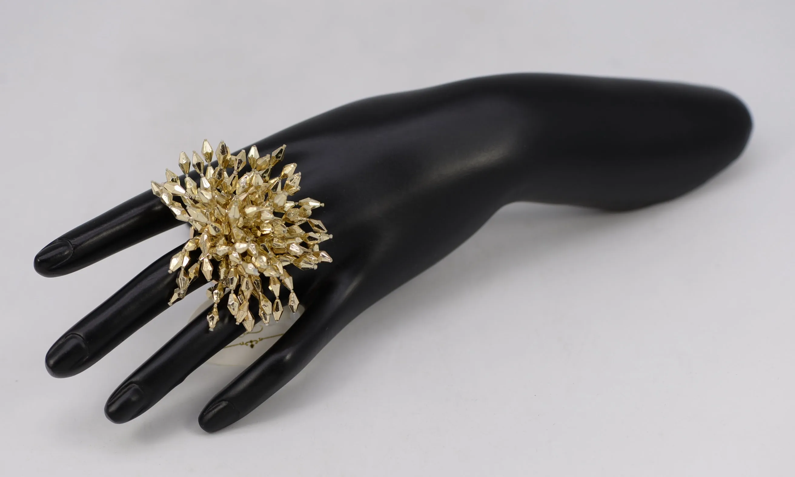 GOLD RING SILVER BEADS ( 1146 GLSIL ) sold by Oh My Jewelry product image thumbnail 2