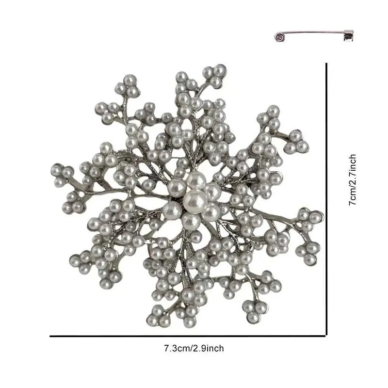 SILVER BROOCH PEARLS ( 113 RWH ) sold by Oh My Jewelry