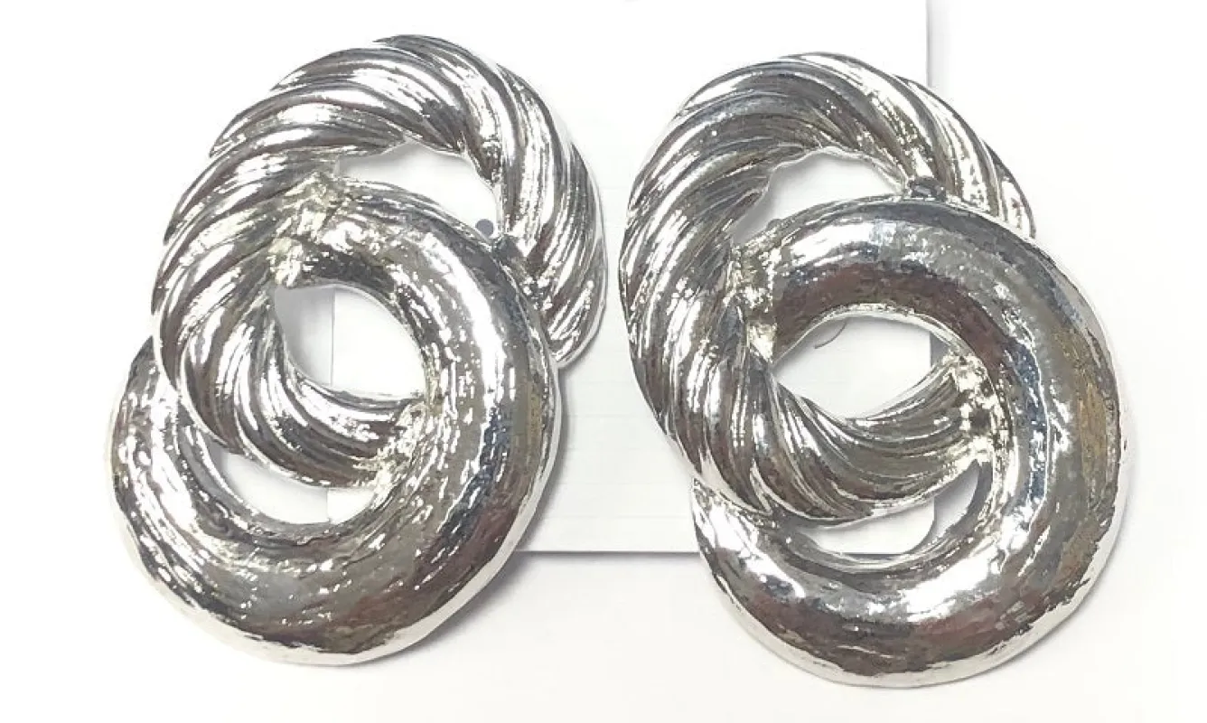 SILVER EARRINGS ( 3014 R ) sold by Oh My Jewelry