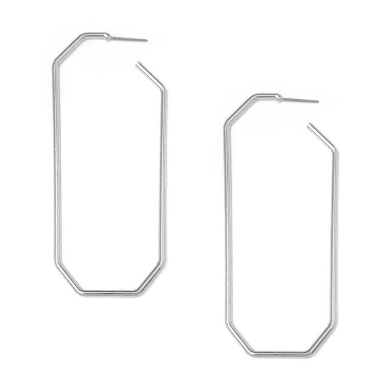 SILVER 14K GOLD FILLED HOOP EARRINGS ( 3957 RD ) sold by Oh My Jewelry