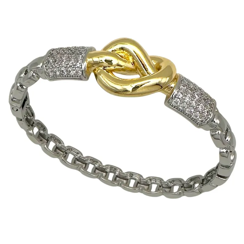 2 TONE BANGLE ( 1586 B ) made by Oh My Jewelry