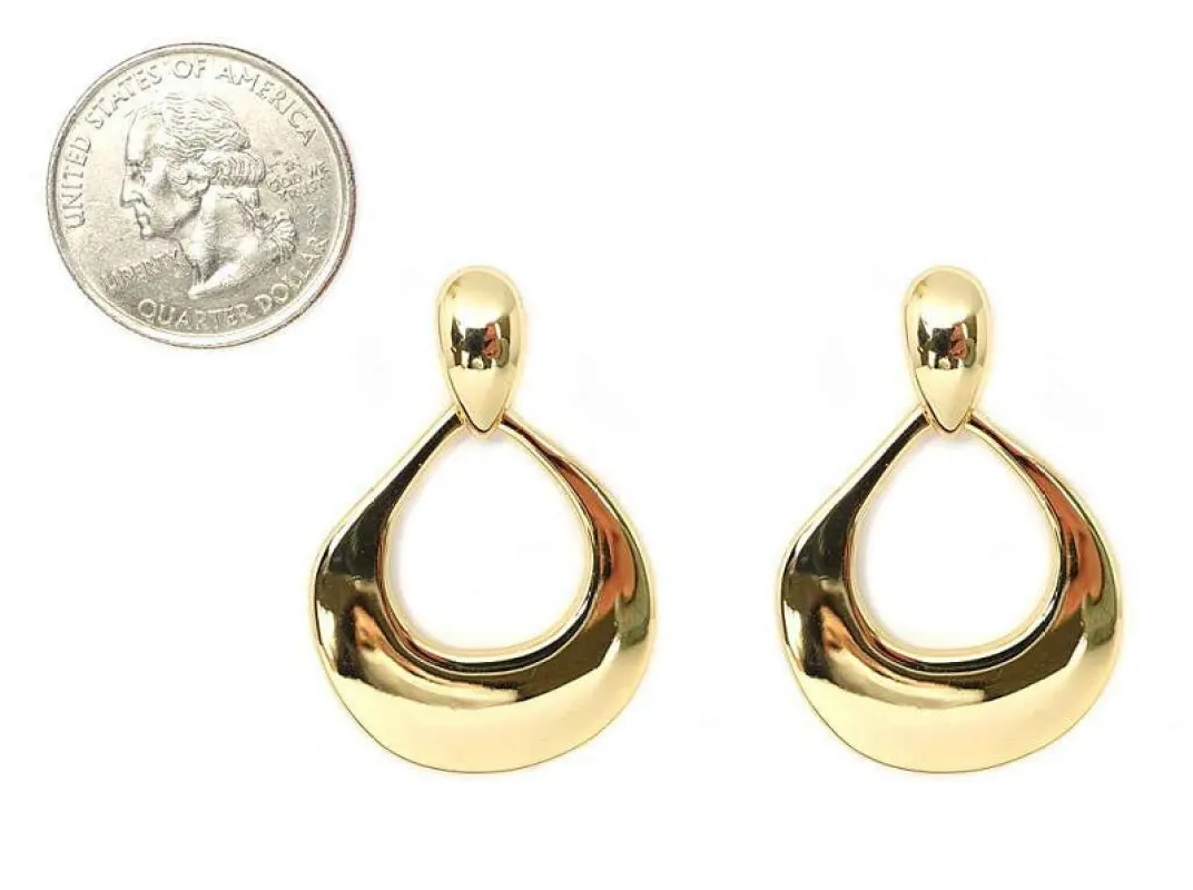GOLD EARRINGS ( 5105 GD ) made by Oh My Jewelry