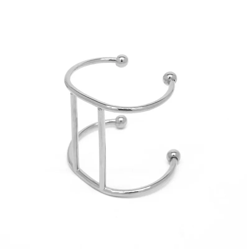 SILVER CUFF BANGLE ( 230501 RH ) made by Oh My Jewelry
