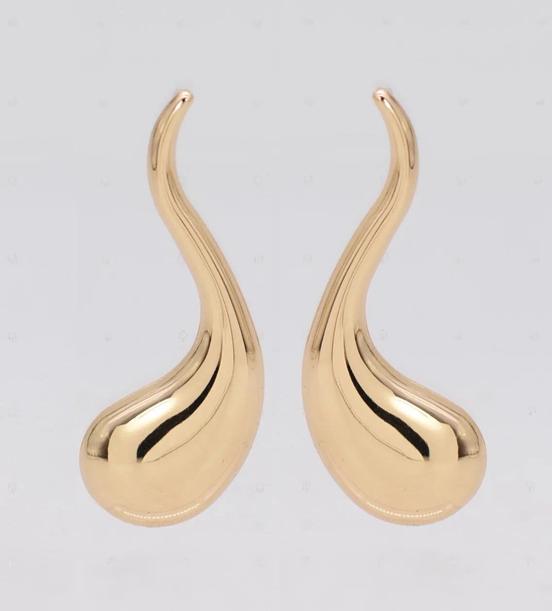 GOLD DROP EARRINGS ( 6863 GOL ) sold by Oh My Jewelry
