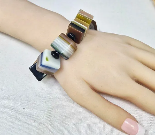 MULTICOLOR STRETCH BRACELET ( 10471 ) sold by Oh My Jewelry