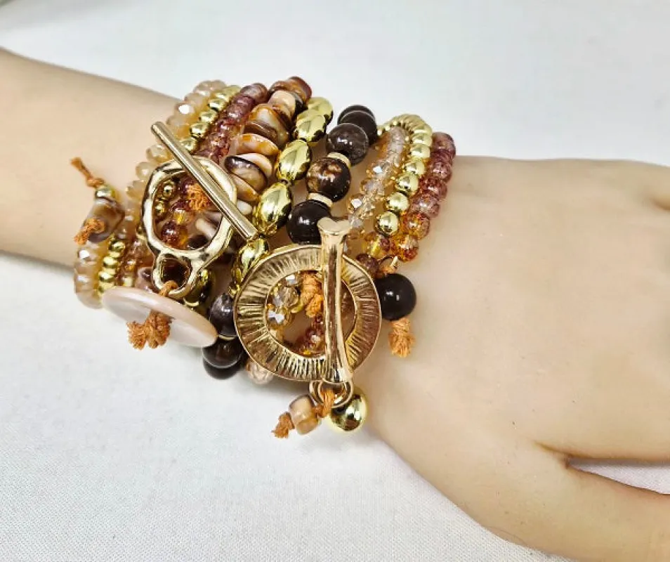 MULTIPLE BRACELET SET ( 10492 GBR ) made by Oh My Jewelry