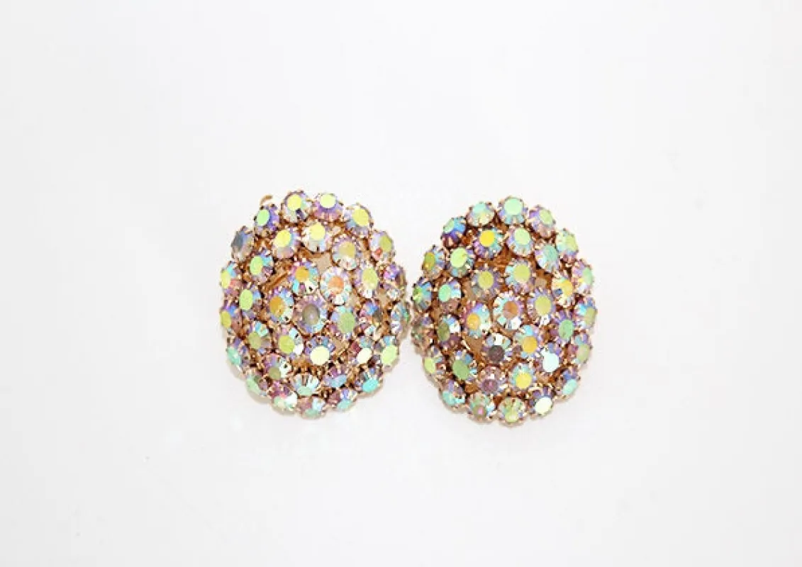 GOLD AB EARRINGS ( 1858 GAB ) made by Oh My Jewelry