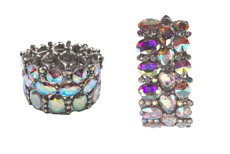 RHINESTONE STRETCH BRACELET ( 0271 3X ) sold by Oh My Jewelry