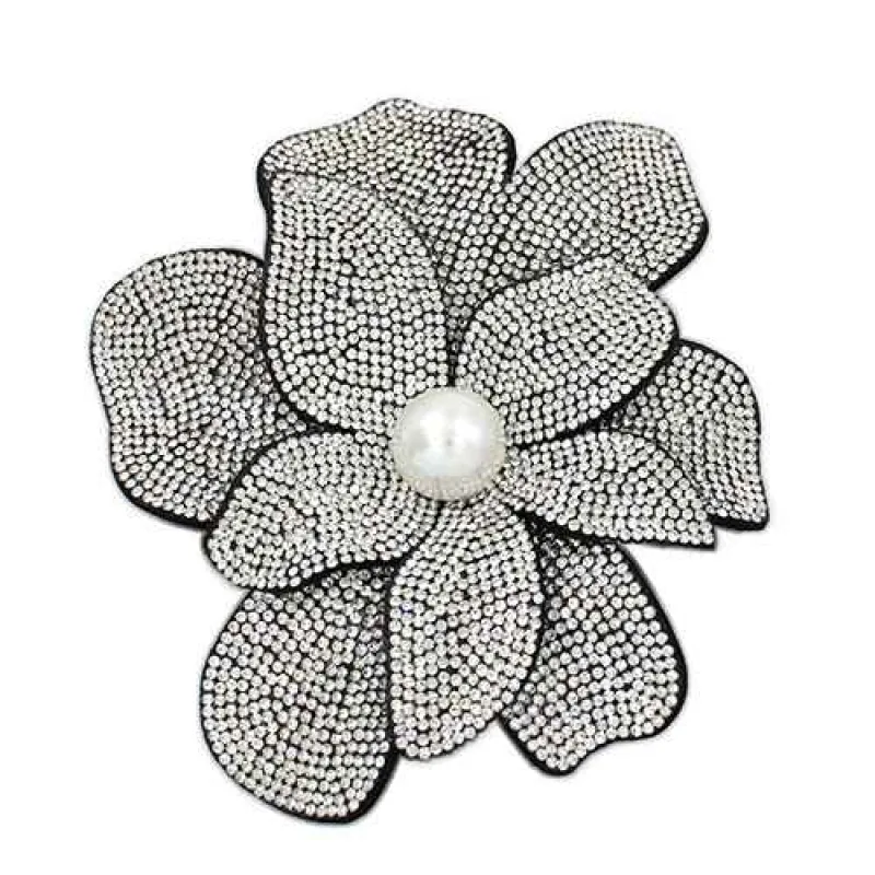 FLOWER BROOCH ( 2165 CLR ) made by Oh My Jewelry