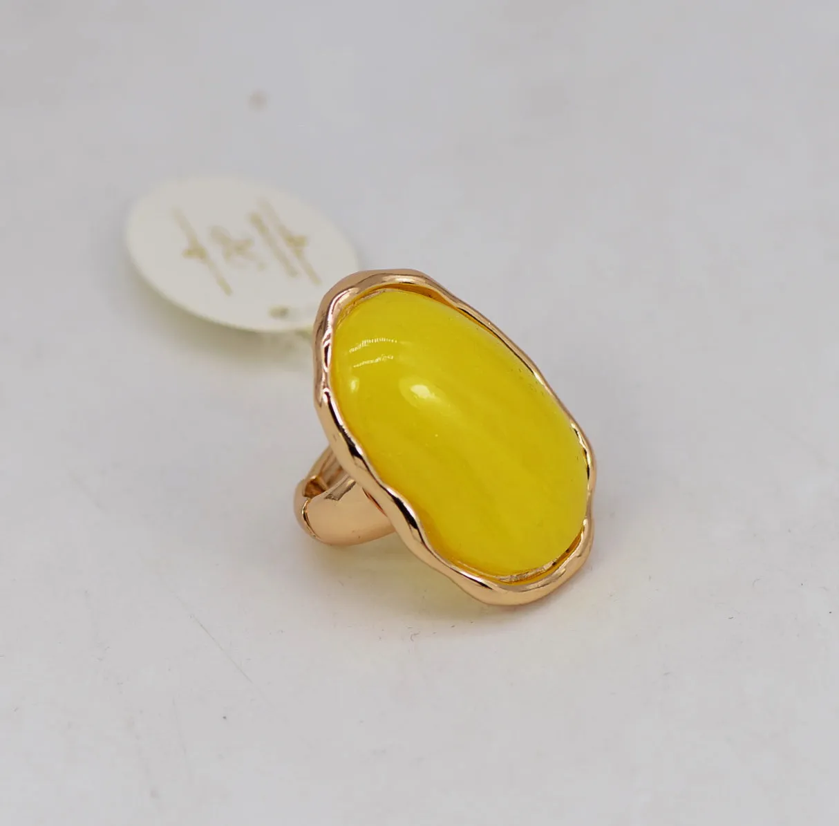GOLD YELLOW STRETCH RING ( 1023 GLYEL ) sold by Oh My Jewelry