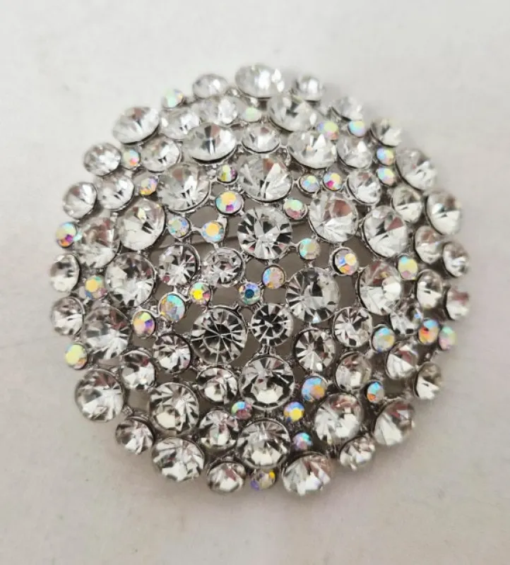 SILVER AB BROOCH ( 10034 RAB ) made by Oh My Jewelry