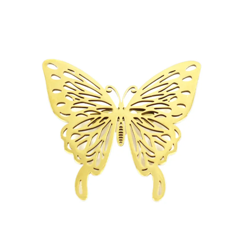 GOLD BUTTERFLY BROOCH ( 2051 GD ) sold by Oh My Jewelry