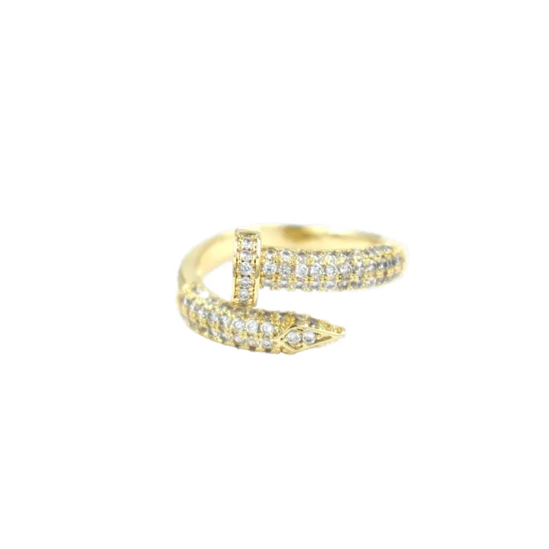 GOLD STRETCH RING ( 2148 GD ) made by Oh My Jewelry