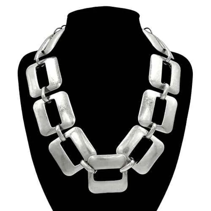SILVER NECKLACE ( 2071 RD ) made by Oh My Jewelry