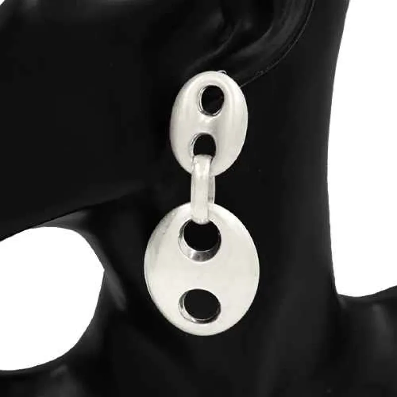 Silver Dangling Earrings ( 2711 SV ) made by Oh My Jewelry