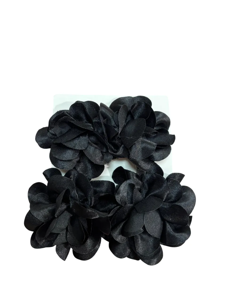 BLACK FABRIC EARRINGS ( 221 BK ) sold by Oh My Jewelry
