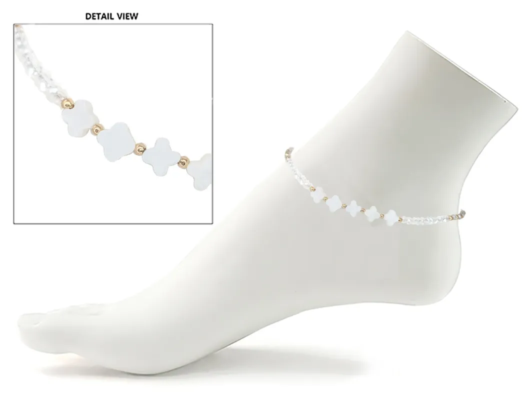 FASHION BEAD ANKLET ( 0793 GWT ) made by Oh My Jewelry