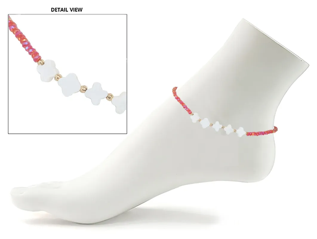 FASHION BEAD ANKLET ( 0793 GRD ) made by Oh My Jewelry