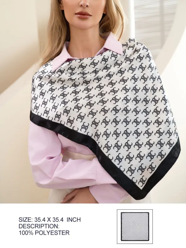 WHITE SCARF ( 5130 WHITE ) made by Oh My Jewelry
