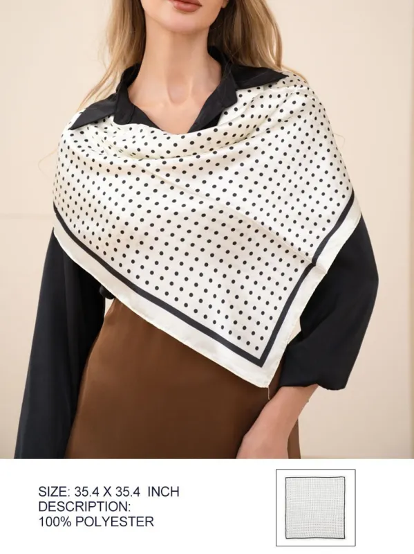WHITE SCARF ( 5128 WHITE ) made by Oh My Jewelry