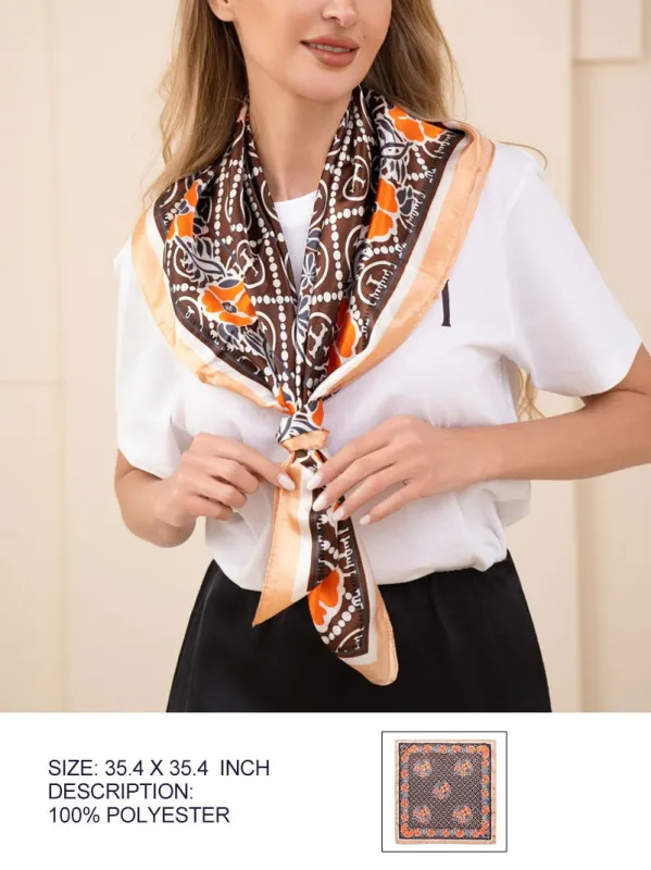 BROWN SCARF ( 5127 BROWN ) made by Oh My Jewelry
