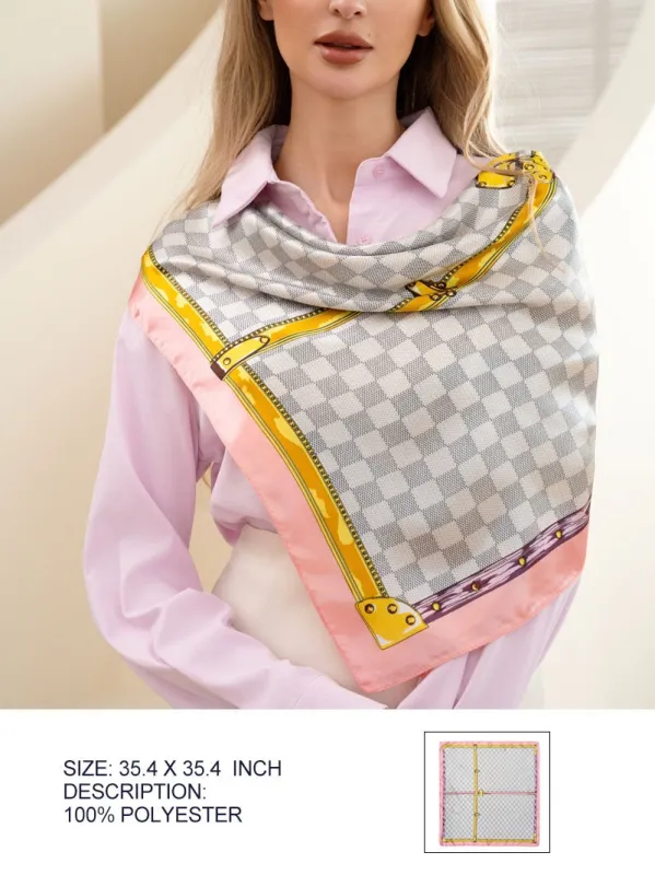 PINK SCARF ( 5134 PINK ) made by Oh My Jewelry