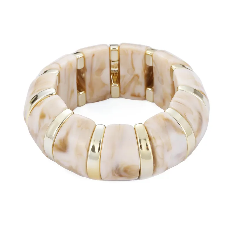 BEIGE STRETCH BRACELET ( 84602 BEG ) made by Rebecca Minkoff