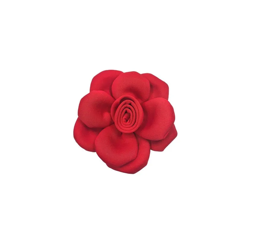 FLOWER BROOCH ( 0180 RD ) made by Oh My Jewelry