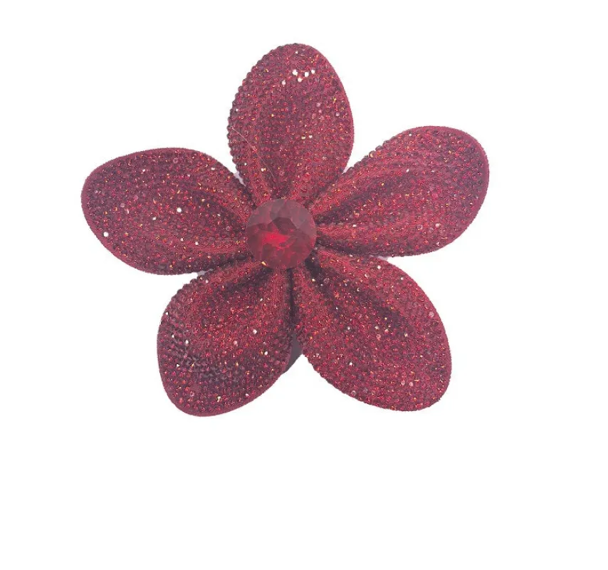 FLOWER BROOCH ( 0160 RDRD ) made by Oh My Jewelry