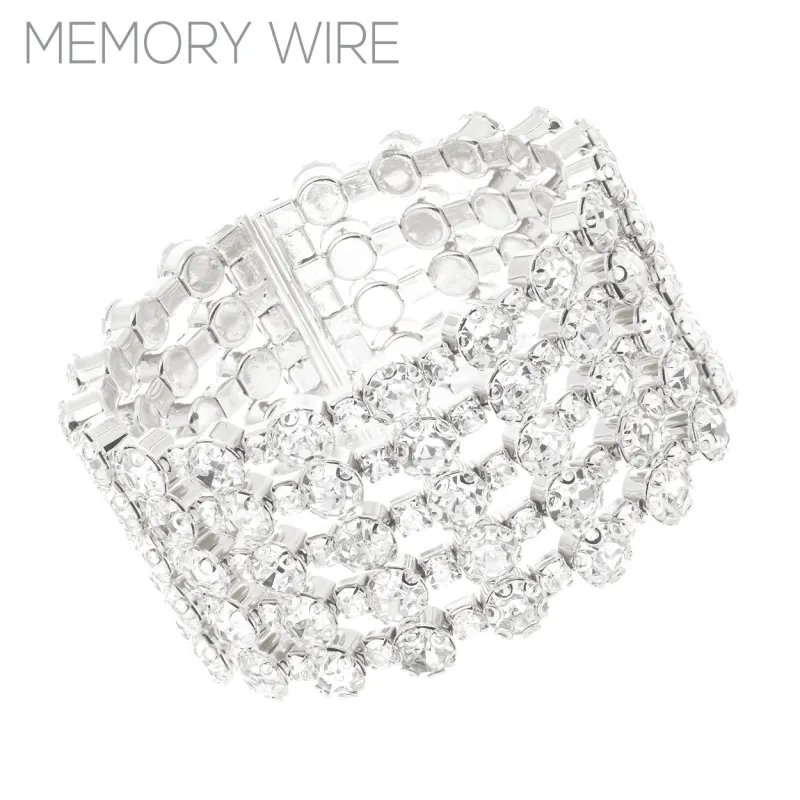 SILVER BRACELET 5 ROW CUFF ( 84487 CRS ) made by Rebecca Minkoff