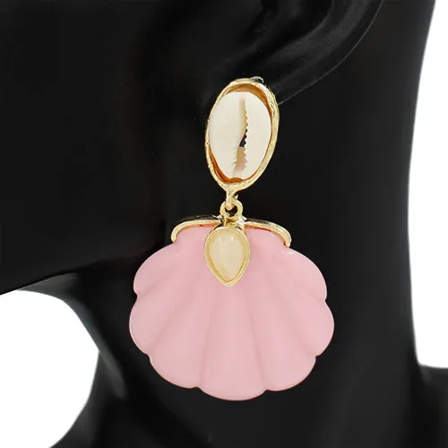 PINK EARRINGS ( 2966 PK ) sold by Oh My Jewelry