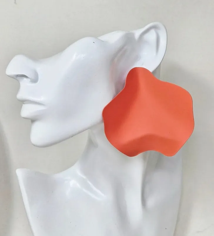 ORANGE EARRINGS ( 10408 GOR ) made by Oh My Jewelry