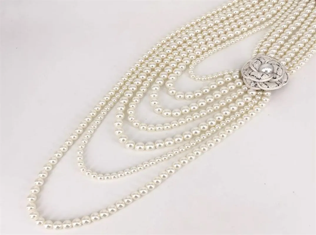 PEARL NECKLACE ( 2158 GDWTCR ) made by Oh My Jewelry
