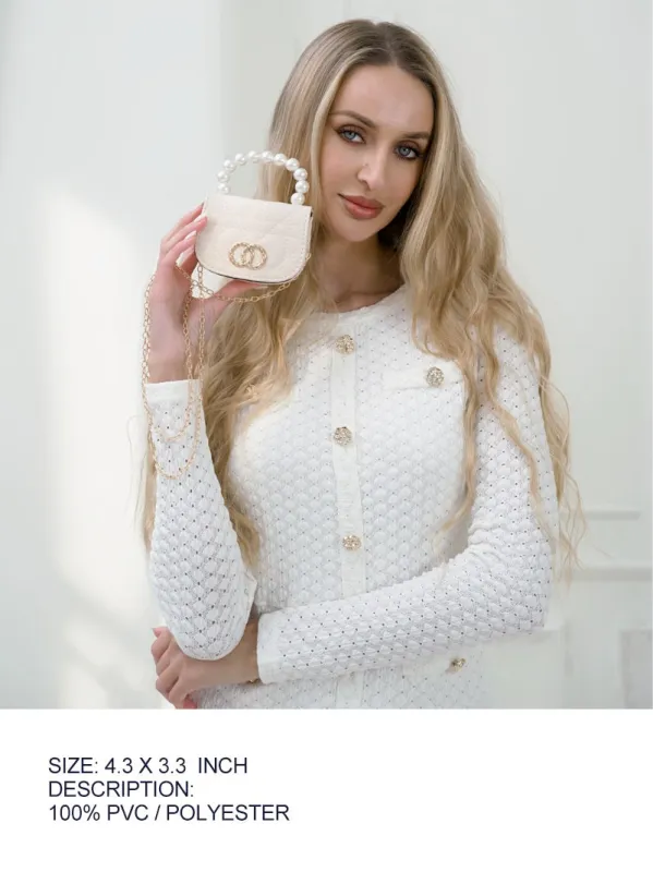 BEIGE WOMEN'S BAG ( 1152 BEIGE ) made by Oh My Jewelry