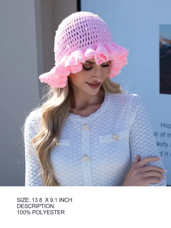 PINK WOMENS HAT ( 3534 PINK ) made by Oh My Jewelry