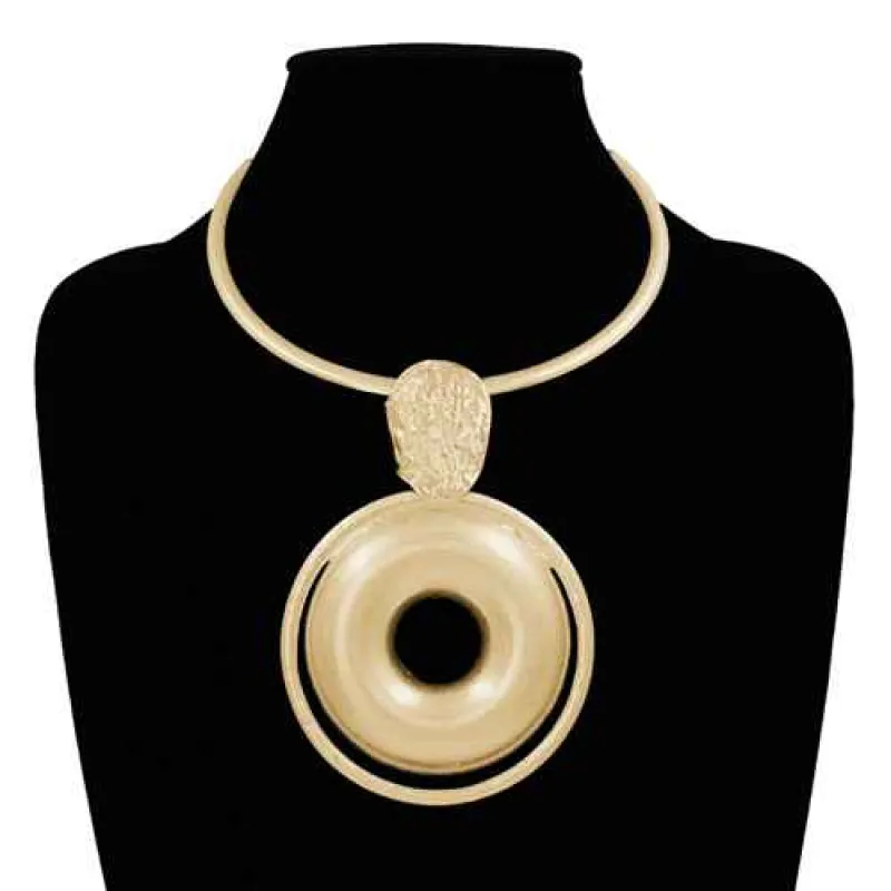 GOLD NECKLACE ( 2284 GD ) made by Oh My Jewelry