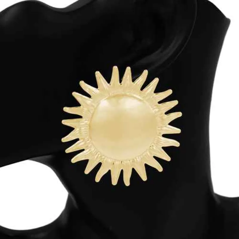 GOLD EARRINGS ( 1144 GD ) made by Oh My Jewelry