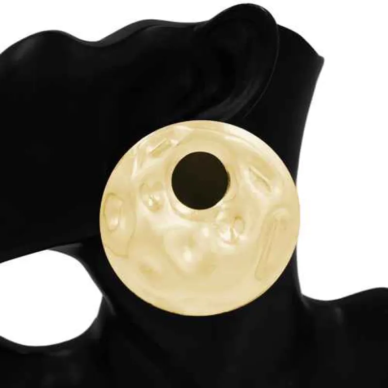 GOLD EARRINGS ( 1128 GD ) sold by Oh My Jewelry