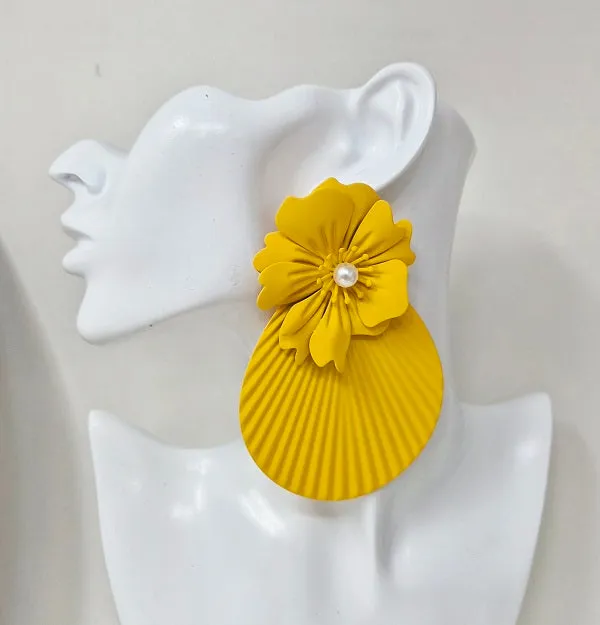 YELLOW EARRINGS ( 10407 GYE ) sold by Oh My Jewelry