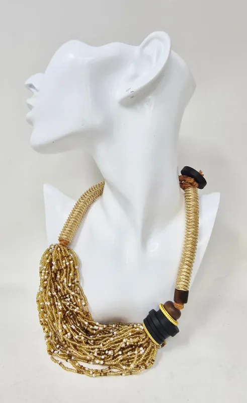 GOLD NECKLACE ( 11309 ) made by Oh My Jewelry