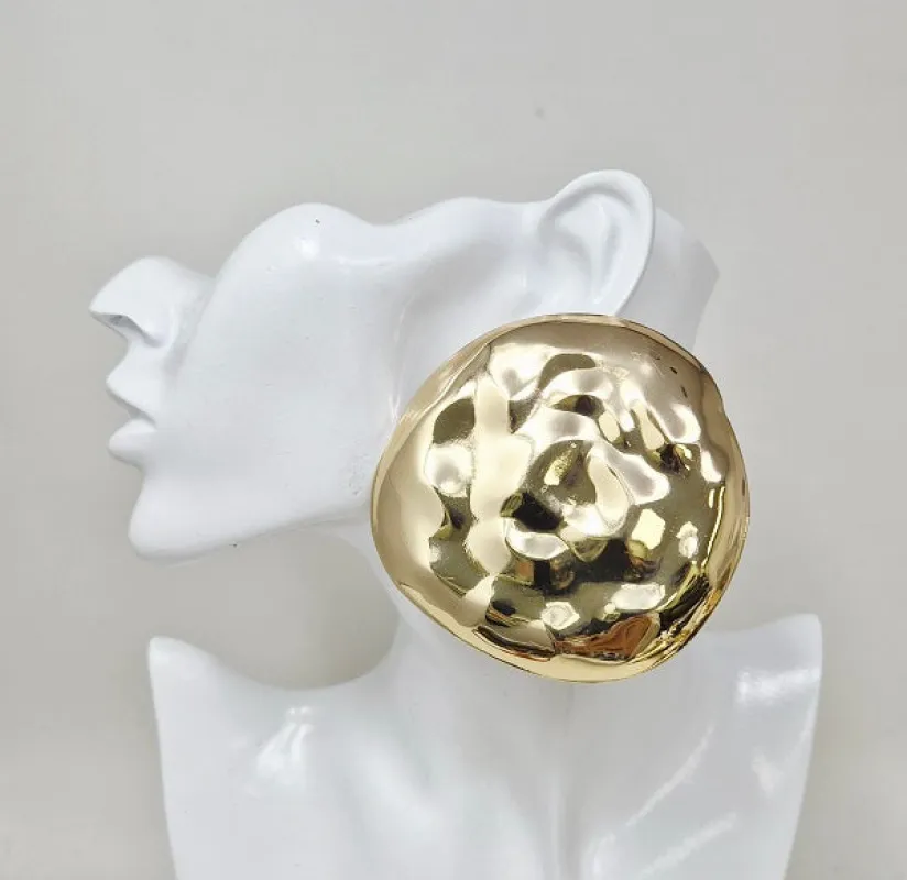 GOLD EARRINGS ( 10414 G ) made by Oh My Jewelry