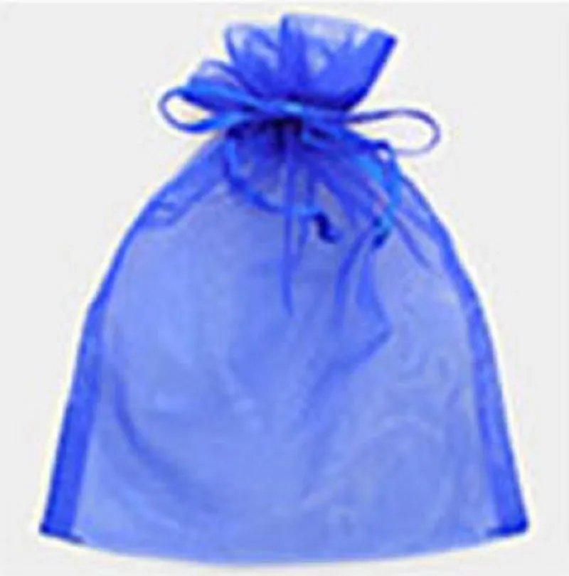 4" x 5" SAPPHIRE Organza Gift Bag 12 Pieces M ( 1001 SAP ) sold by Oh My Jewelry