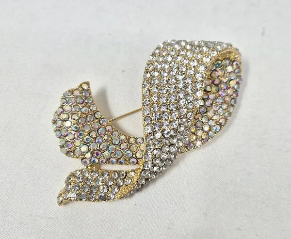 GOLD AB BROOCH ( 10024 GAB ) sold by Oh My Jewelry
