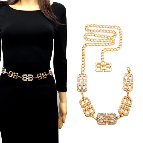 GOLD CHAIN BELT ( 2076 GDCLR ) sold by Oh My Jewelry